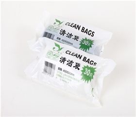 白色平口垃圾袋